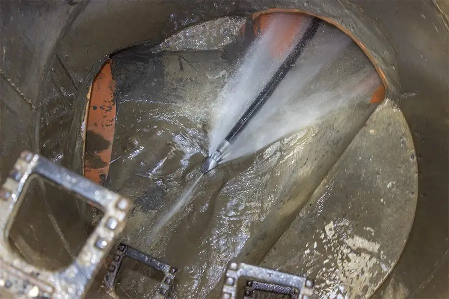 Hydro jetting cleaning in Lewisville