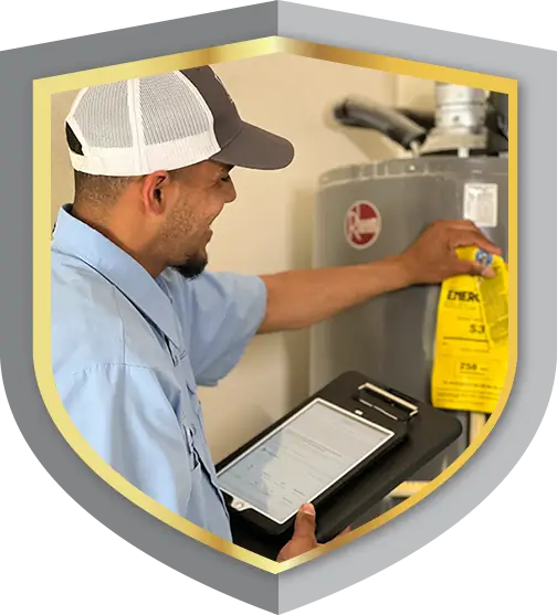 CW Service Pros technician completing home service task
