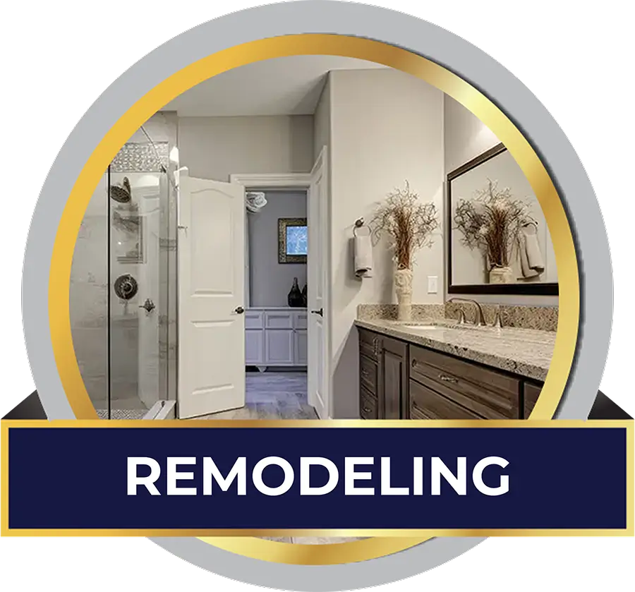 Modern bathroom remodel