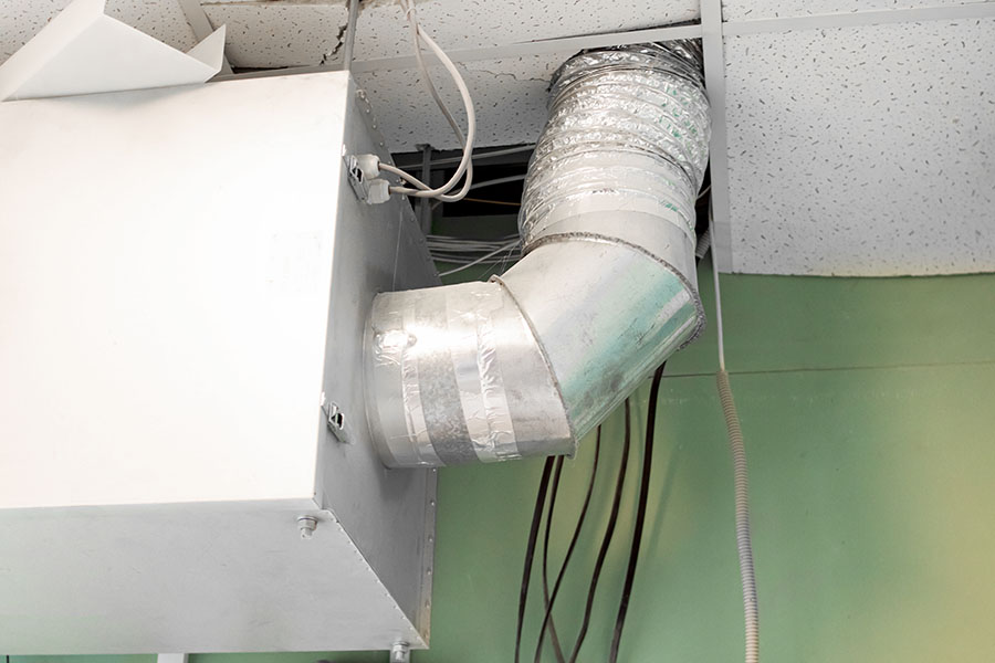 Air duct sealing service