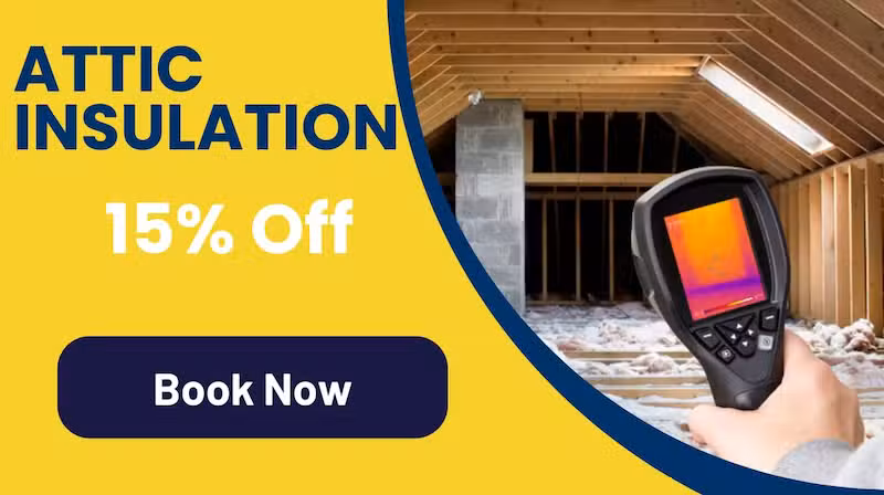 15% off attic insulation by CW Service Pros