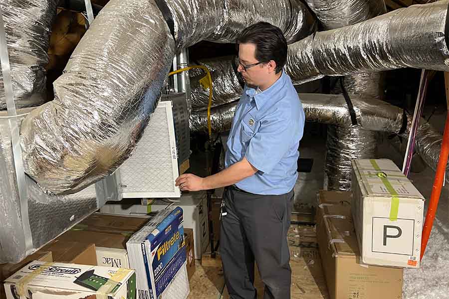 Air filter replacement