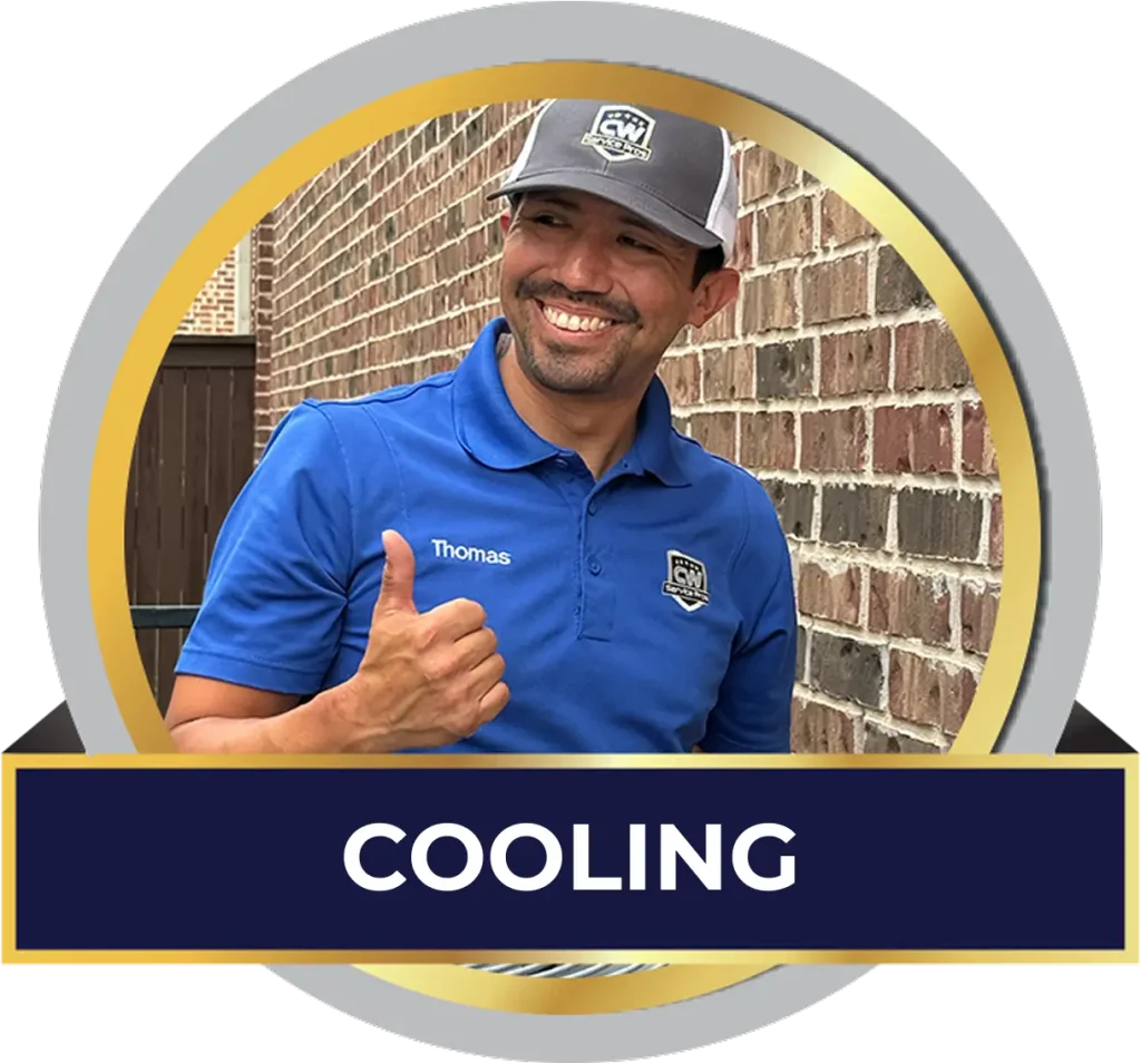 HVAC tech giving thumbs up sign