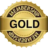 Gold membership badge in CW Service Pros