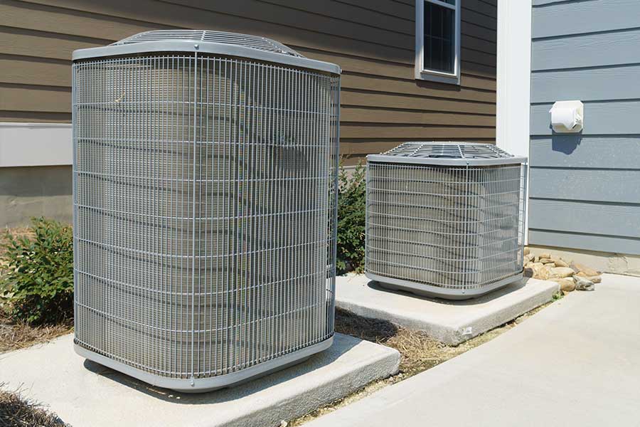 Routine AC maintenance for multiple outdoor home units