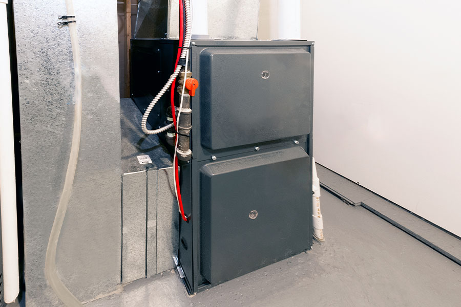Residential HVAC furnace unit