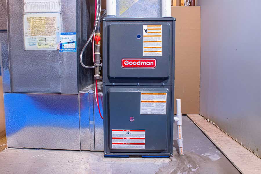 Furnace installation in Lewisville, TX