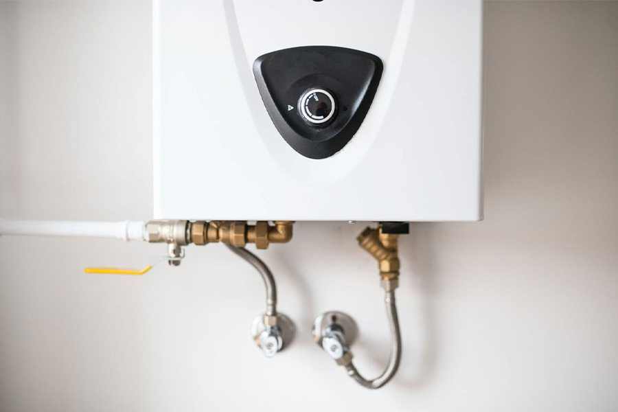 CW Service Pros tankless water heater installation in Lake Dallas, TX